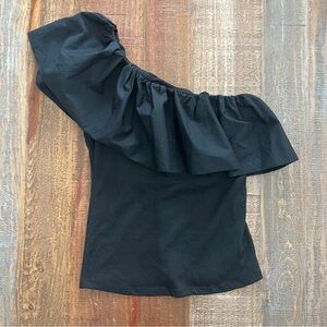 Who What Wear | Women’s Black One Shoulder Top | Size XS